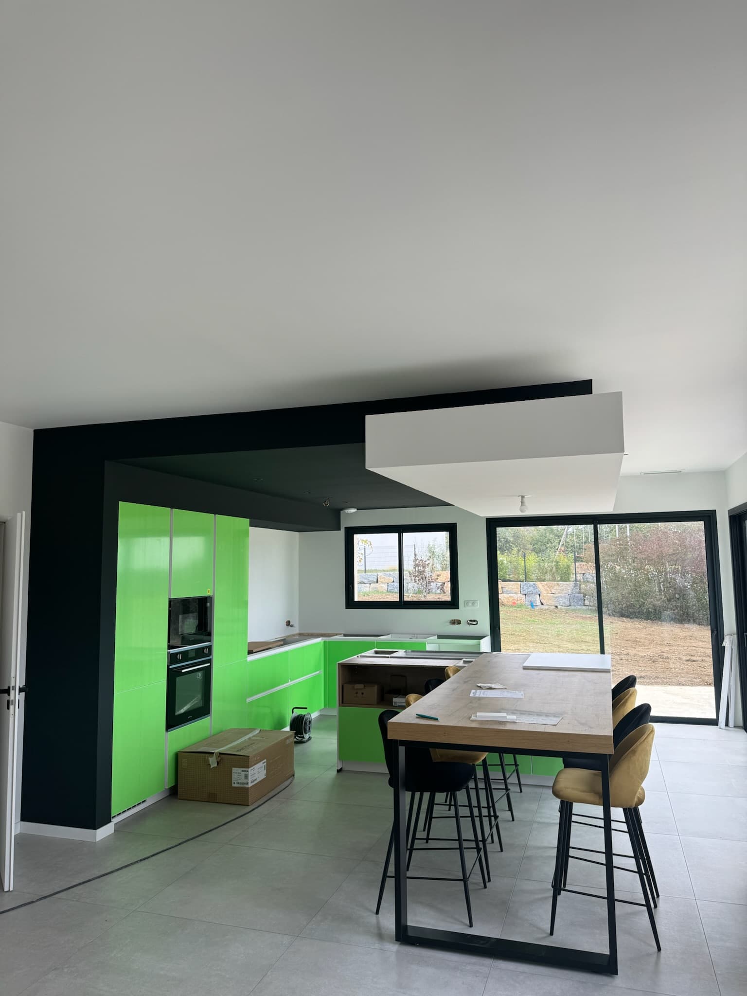 Faux plafond cuisine - résultat final